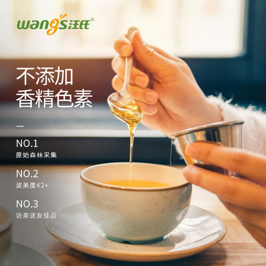 【优惠券商品 】汪氏蜂蜜 森林蜜305克/瓶 商品图6