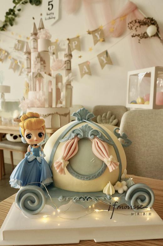 「女孩」灰姑娘的水晶车 迪士尼公主 商品图0