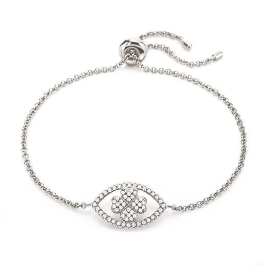 芙丽芙丽/Folli Follie 恶魔之眼四叶草手链 商品图0