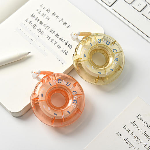 三年二班甜甜圈修正带可爱少女用迷你改正带韩版小型涂改带学生用