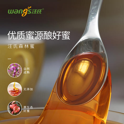 【优惠券商品 】汪氏蜂蜜 森林蜜305克/瓶 商品图7