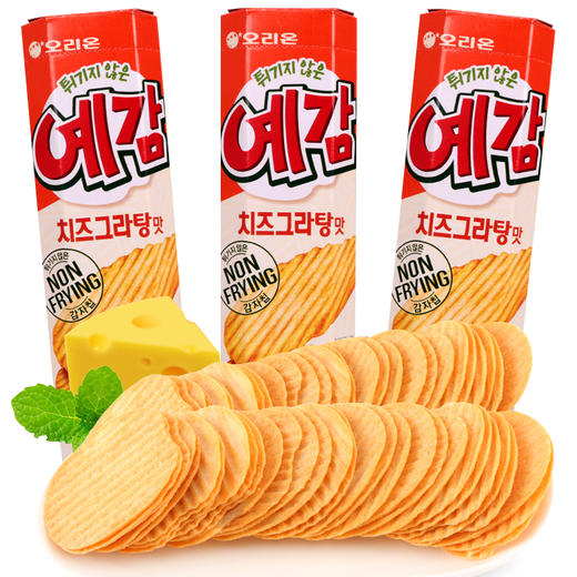 韩国进口好丽友土豆脆片原味/芝士味64g 商品图3