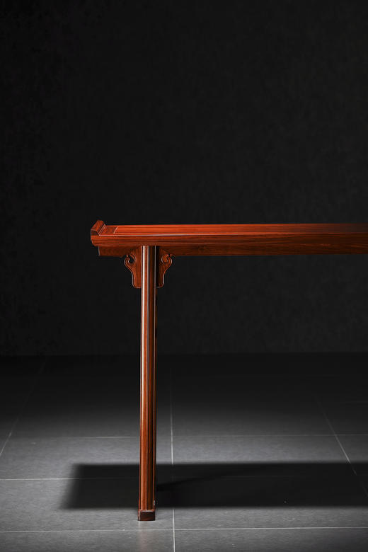 红桥红  家具严选  缅甸花梨（大果紫檀）  【129/160带脚托 云牙翘头案】 商品图2