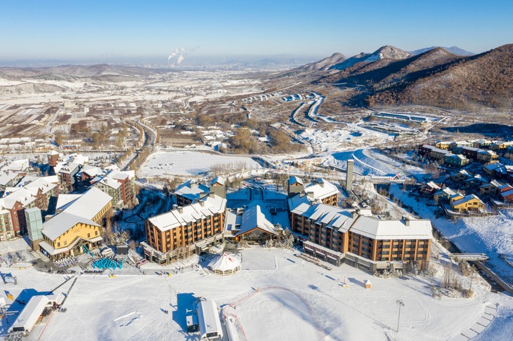 吉林松花湖吉林松花湖西武王子大饭店2天1晚冬季滑雪开板预售雾凇之都