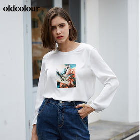 oldcolour长袖T恤M12022355