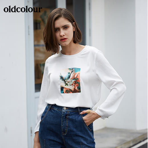 oldcolour长袖T恤M12022355 商品图0
