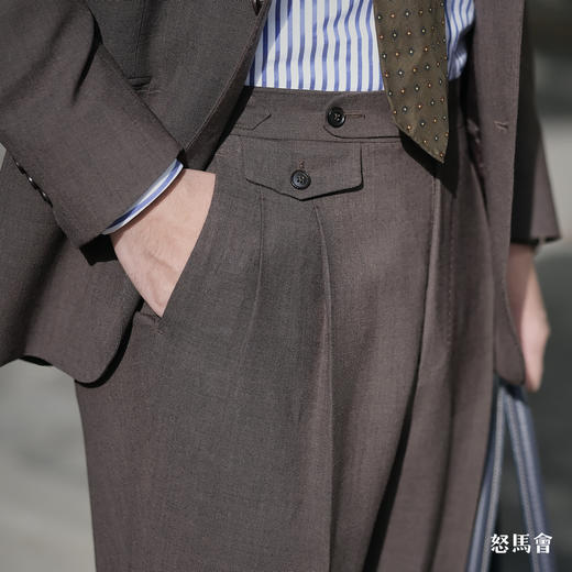 Hardy Minnis Fresco III Original 强捻抗皱棕色意式全麻衬套装 商品图3