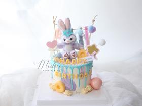 女孩款 Disney星黛露 多巴胺 彩色淋面