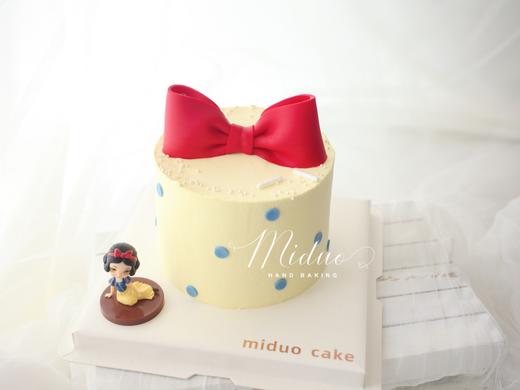 女孩款 白雪公主 复古红色蝴蝶结 公主蛋糕 商品图1