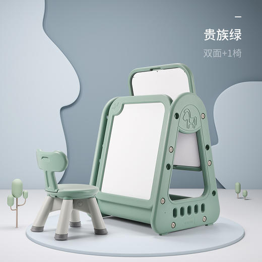 贝易儿童画画板婴儿家用磁性小黑板支架式男孩女孩写字板宝宝玩具 商品图6