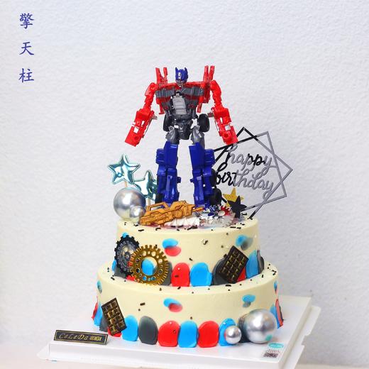 【优品系列】---【擎天柱】变形金刚--儿童蛋糕 商品图1