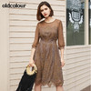 oldcolour中袖连衣裙M13102406 商品缩略图0
