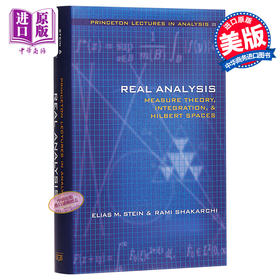 预售 【中商原版】实分析 测度理论 整合与希尔伯特空间 英文原版 Real Analysis Elias Menachem Stein