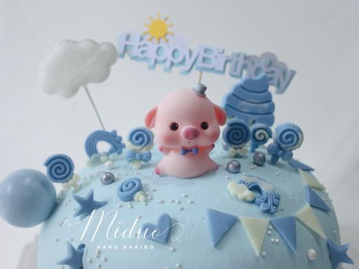 男孩款 可爱小猪 蓝色系 商品图1