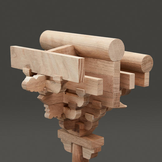 清式建筑榫卯斗拱积木设计精美榫卯拼装