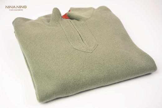 亚宁半高领拉链衫 原色/蓝色/浅绿 商品图4