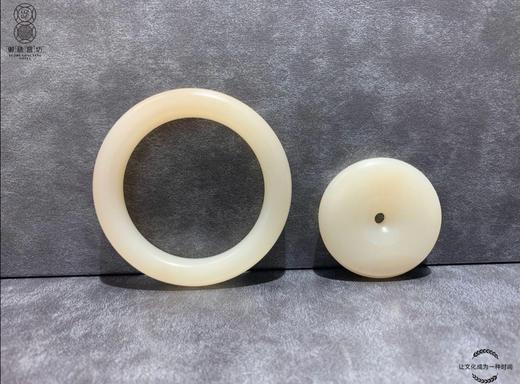 【御珠宫坊·传承系列】藕粉手镯套装56mm 商品图1