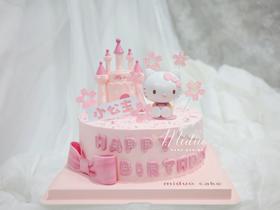 女孩款 粉色城堡kitty