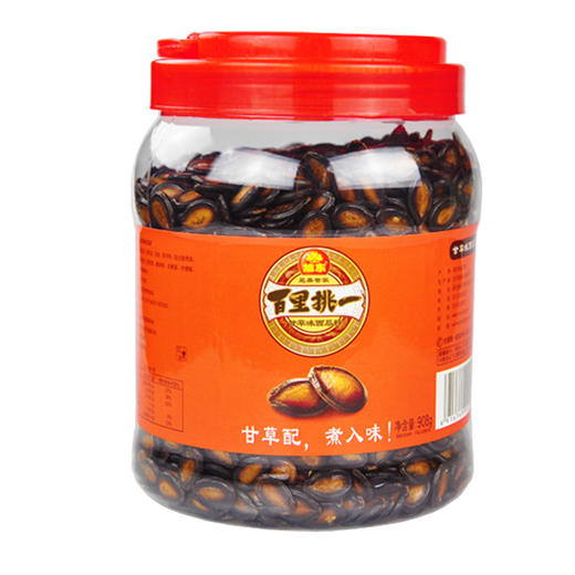 旭东908g桶装大片甘草味话梅味西瓜子百里挑一休闲零食坚果炒货年货 商品图3