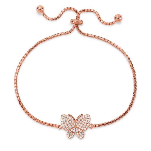 芙丽芙丽/Folli Follie 可爱甜美灵动蝴蝶可调节手链手镯女 商品图0