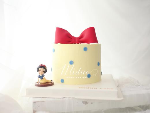女孩款 白雪公主 复古红色蝴蝶结 公主蛋糕 商品图0