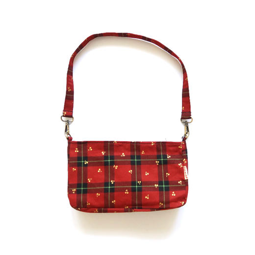 HUJI祤集Butter单肩包插画格纹樱桃 商品图1