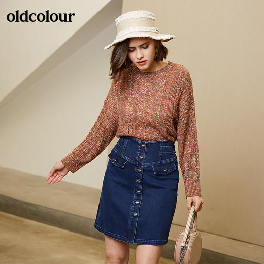 oldcolour水洗牛仔半裙M11065110 商品图4