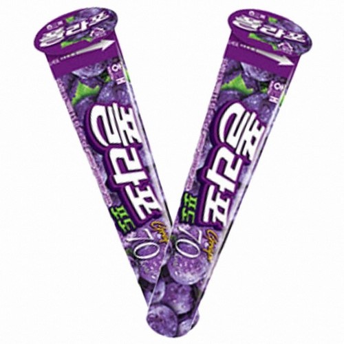 海太 普拉普棒冰葡萄味120ml해태 폴라포 포도맛120ml