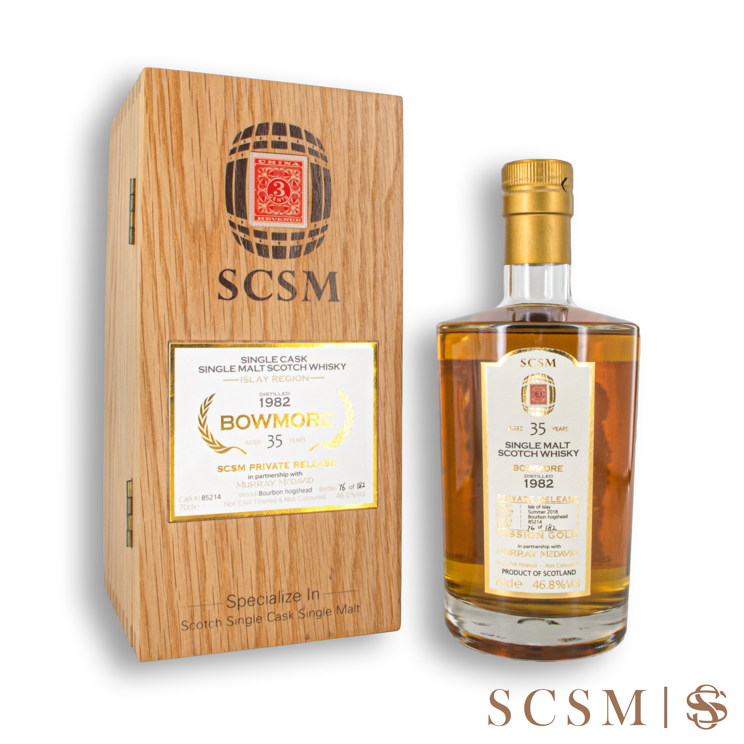 波摩35年(Bowmore 35 yo)单桶单一麦芽威士忌