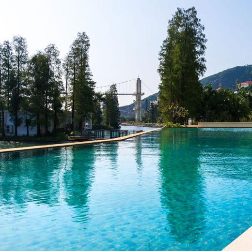 【无边际泳池温泉套房】月泉湖居酒店 钓台房（亲水大床房）/钓台院（2房1厅） 商品图2