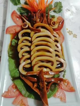 冷菜/老醋鱿鱼280克/包