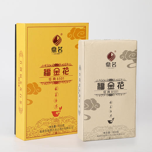 福金花·紧压金花白茶2009·经典8501礼盒装800g 商品图3