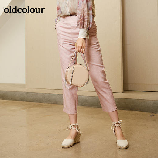 oldcolour纯色时尚百搭长裤M11073186 商品图1