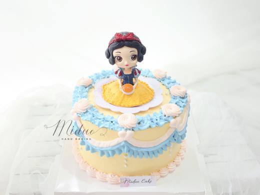 女孩款 白雪公主 复古裱花 公主蛋糕 商品图2
