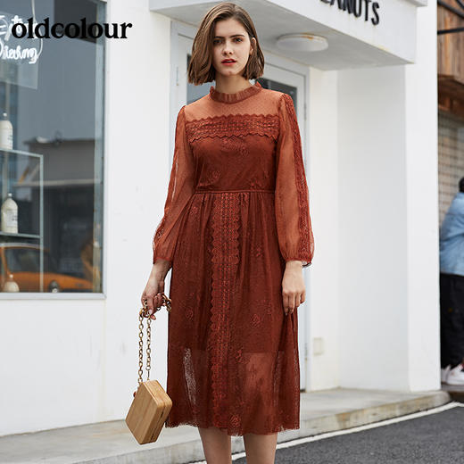 oldcolour长袖连衣裙M12103308 商品图0