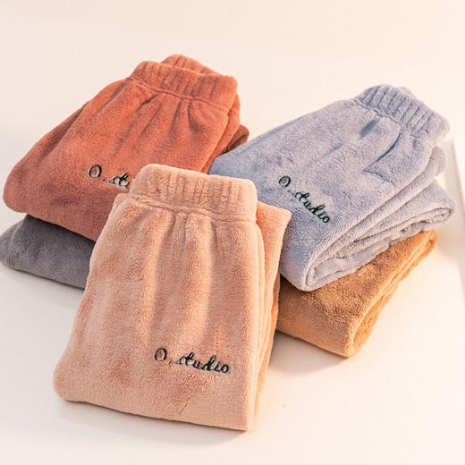 儿童暖暖裤加绒女童打底裤男童装冬季保暖睡衣裤加厚宝宝外穿 商品图1