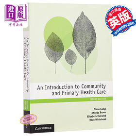 【中商原版】An Introduction to Community and Primary Health Care 英文原版 社区和初级卫生保健概述 Diana Guzys