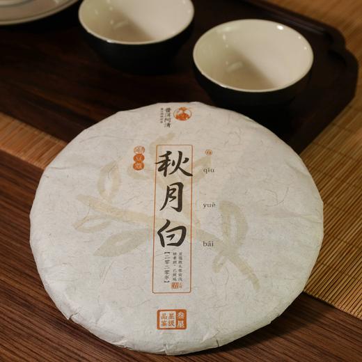 秋月白2020年滑竹梁子料普洱白茶香甜鲜爽回味悠长