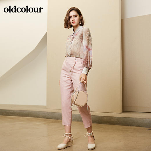 oldcolour纯色时尚百搭长裤M11073186 商品图2