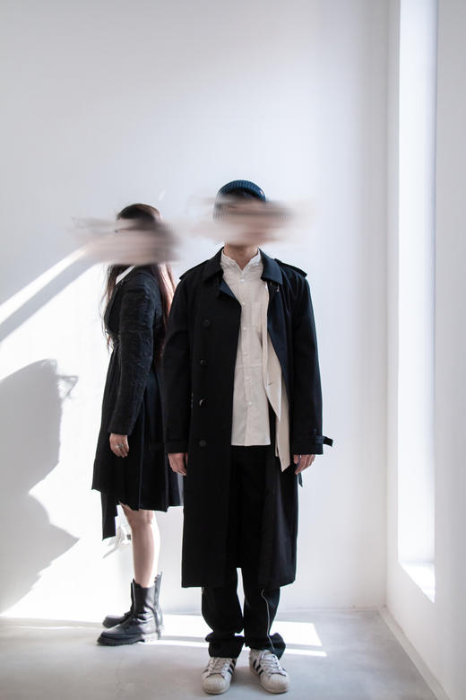 金属扣腰头长裤-十点睡觉 商品图0