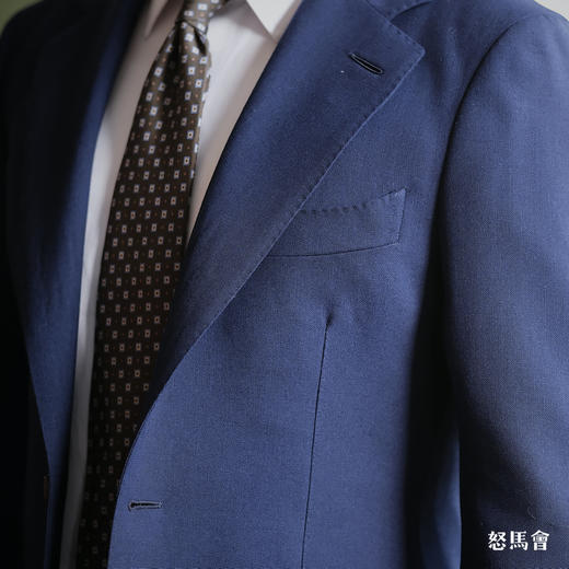 Hardy Minnis Fresco III Original 强捻抗皱藏蓝色意式全麻衬套装 商品图2