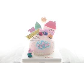 女孩款 PEPPA小猪佩奇 幸福一家 球形