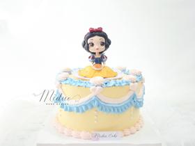 女孩款 白雪公主 复古裱花 公主蛋糕