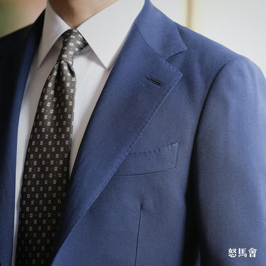 Hardy Minnis Fresco III Original 强捻抗皱藏蓝色意式全麻衬套装 商品图1