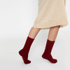 2020经典款女士山羊绒罗纹针织长袜 商品缩略图2