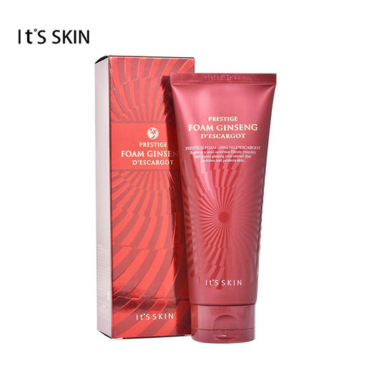 伊思 红参蜗牛洗面奶150ml 商品图2