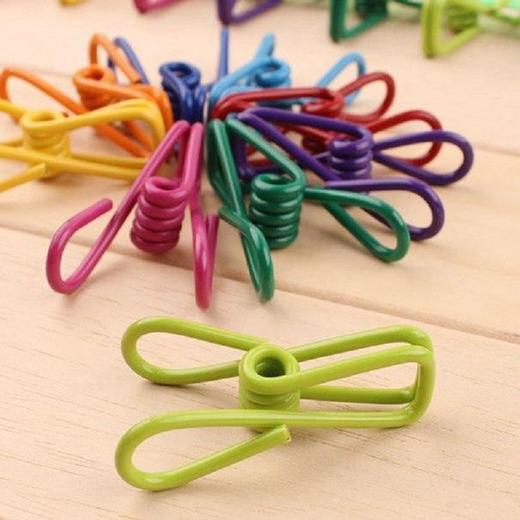 夹子多功能晾衣夹金属无痕防风夹便携衣夹袜夹裤夹封口夹