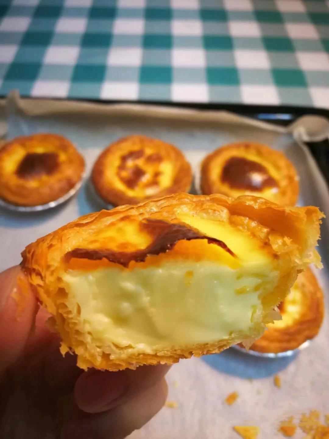 现烤【奶油大圆葡挞】超好吃超美味