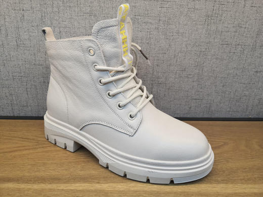 豪行2019冬款新品29451717纯牛皮韩版时尚短靴加绒保暖女棉靴正品 商品图2