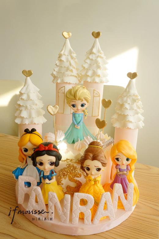 「女孩」迪士尼城堡款 公主城堡蛋糕 商品图0